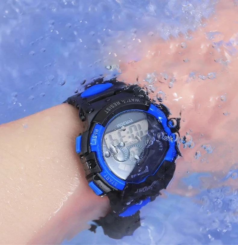 Montre enfant bracelet en silicone étanche – Image 3