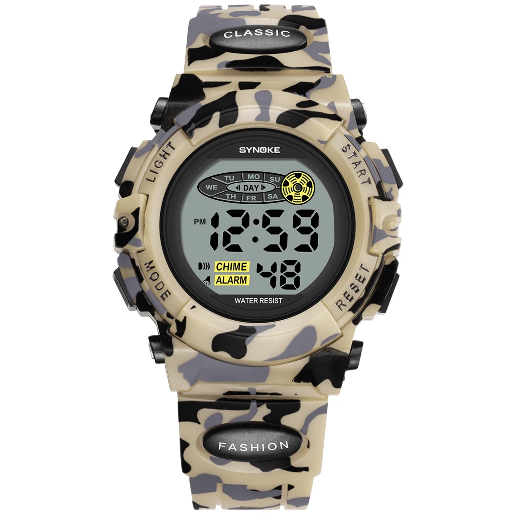 Montre enfant digitale lumières LED – Image 4