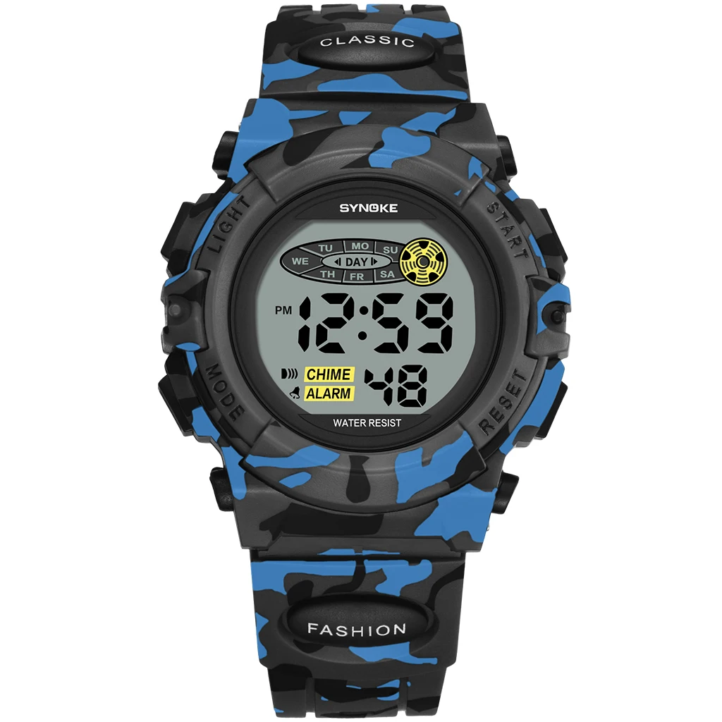 Montre enfant digitale lumières LED – Image 6