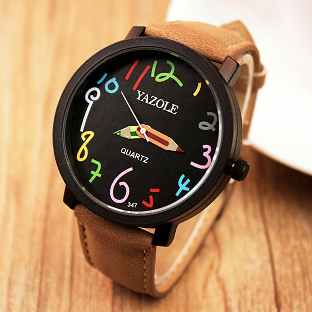 Montre enfant haut de gamme style crayon unisex – Image 3