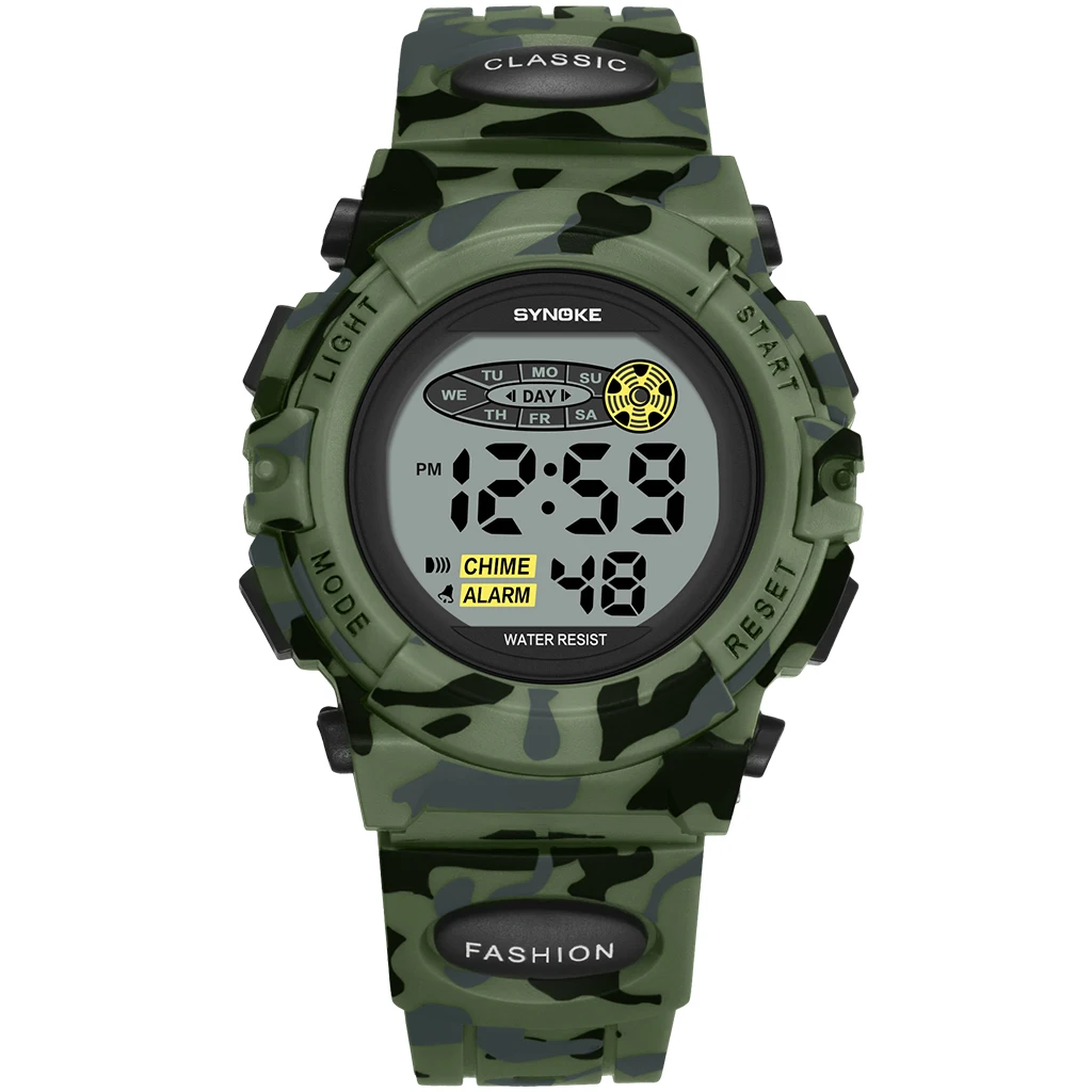 Montre enfant digitale lumières LED – Image 3