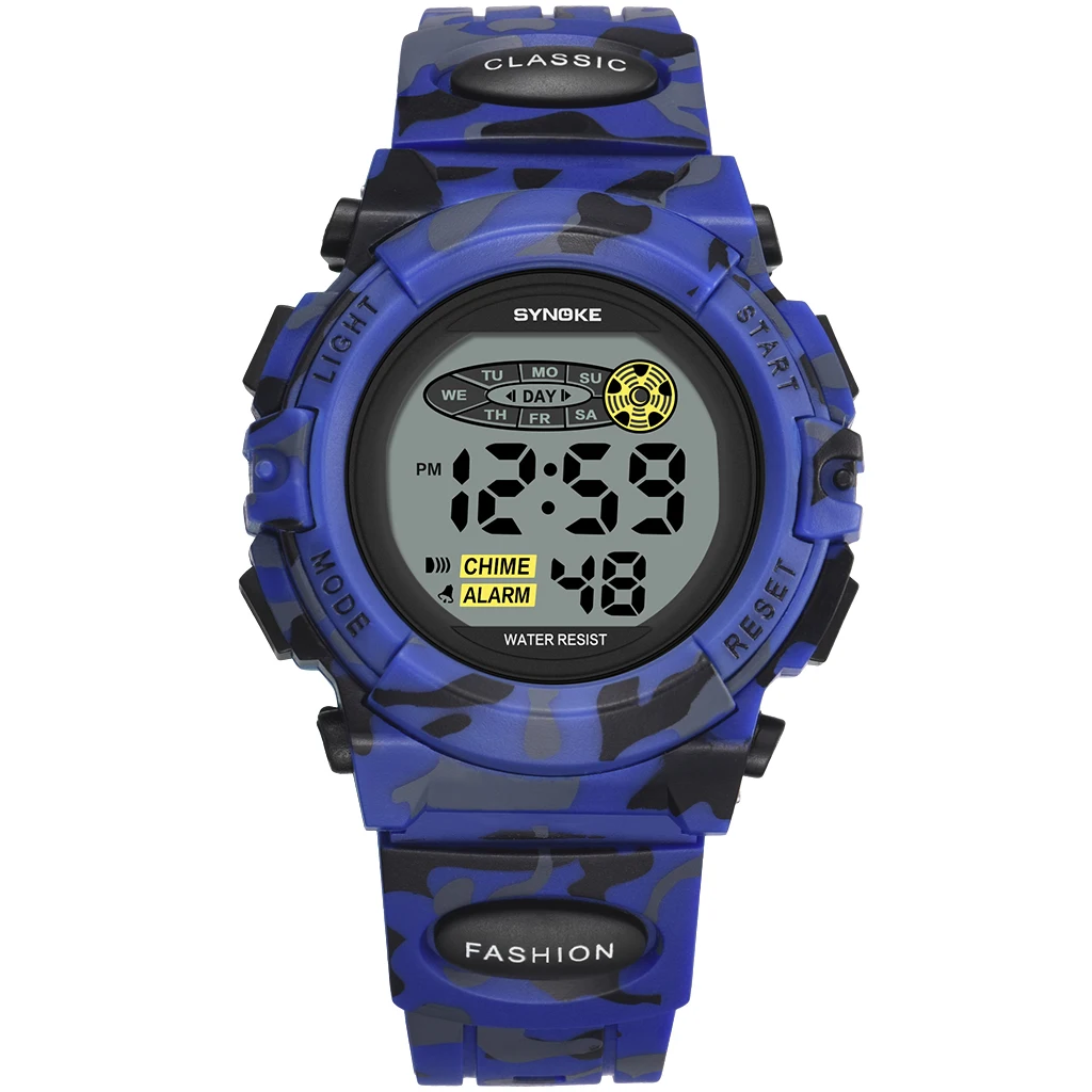 Montre enfant digitale lumières LED – Image 7