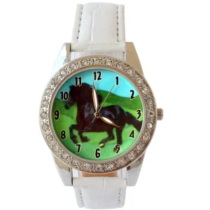Montre pour enfant cadran cheval