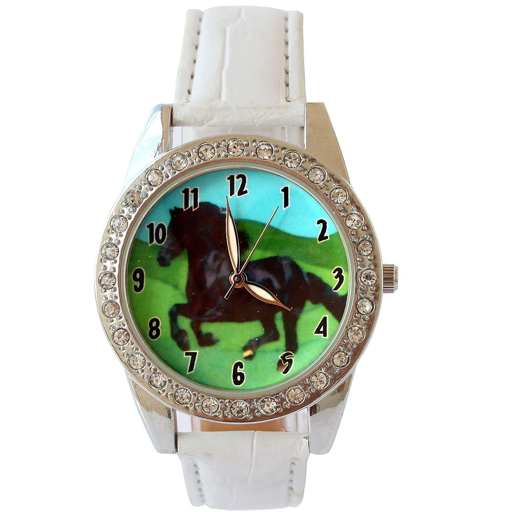 Montre pour enfant cadran cheval