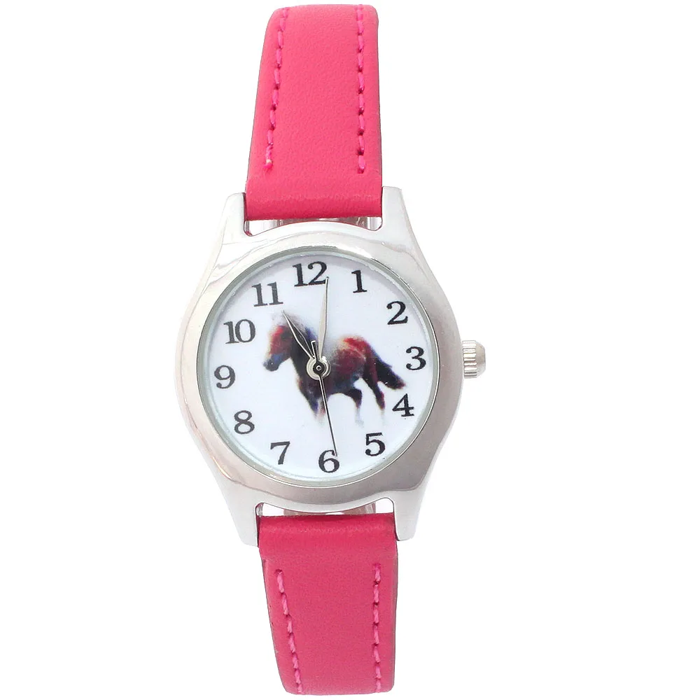 Montre enfant éducative motif cheval