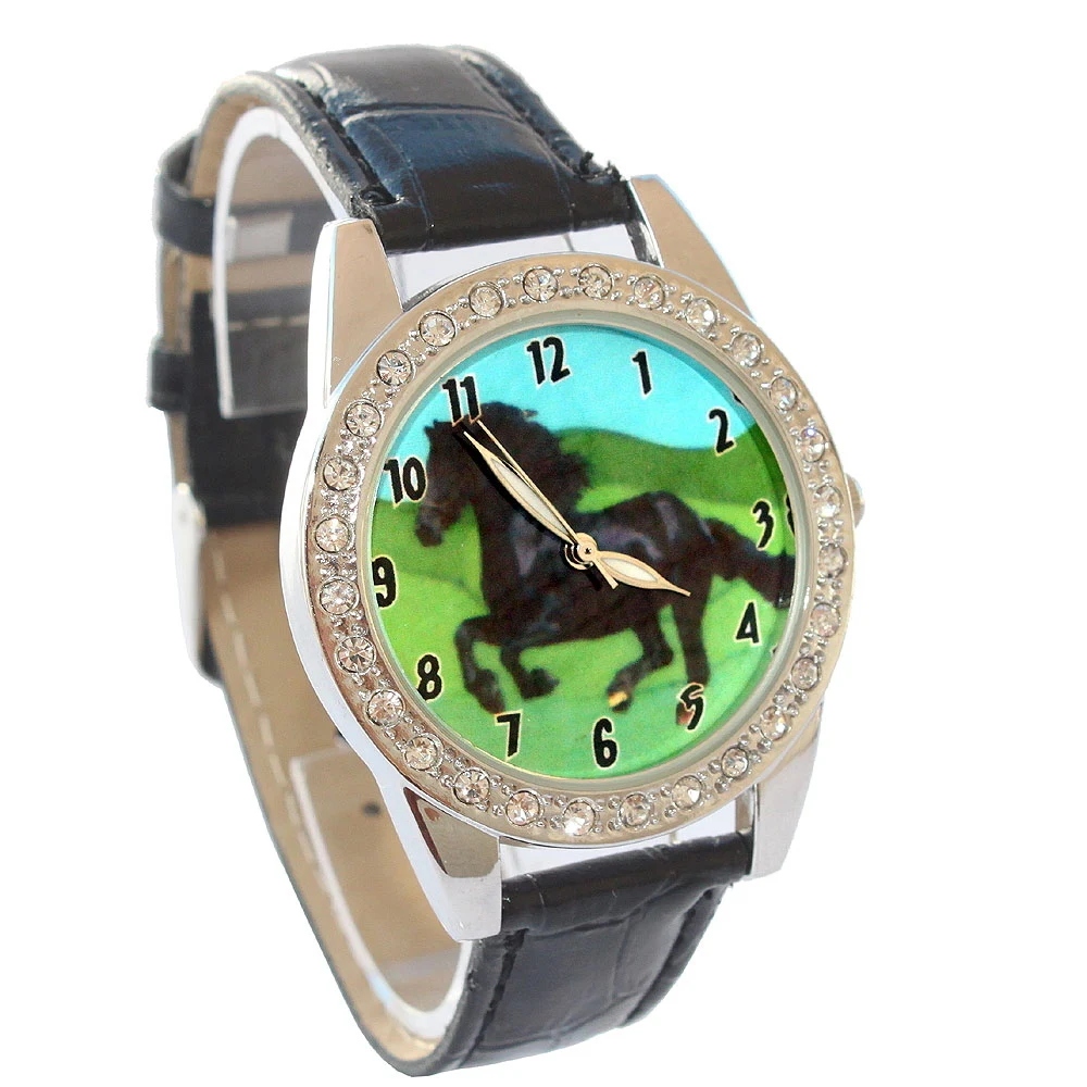 Montre pour enfant cadran cheval – Image 3
