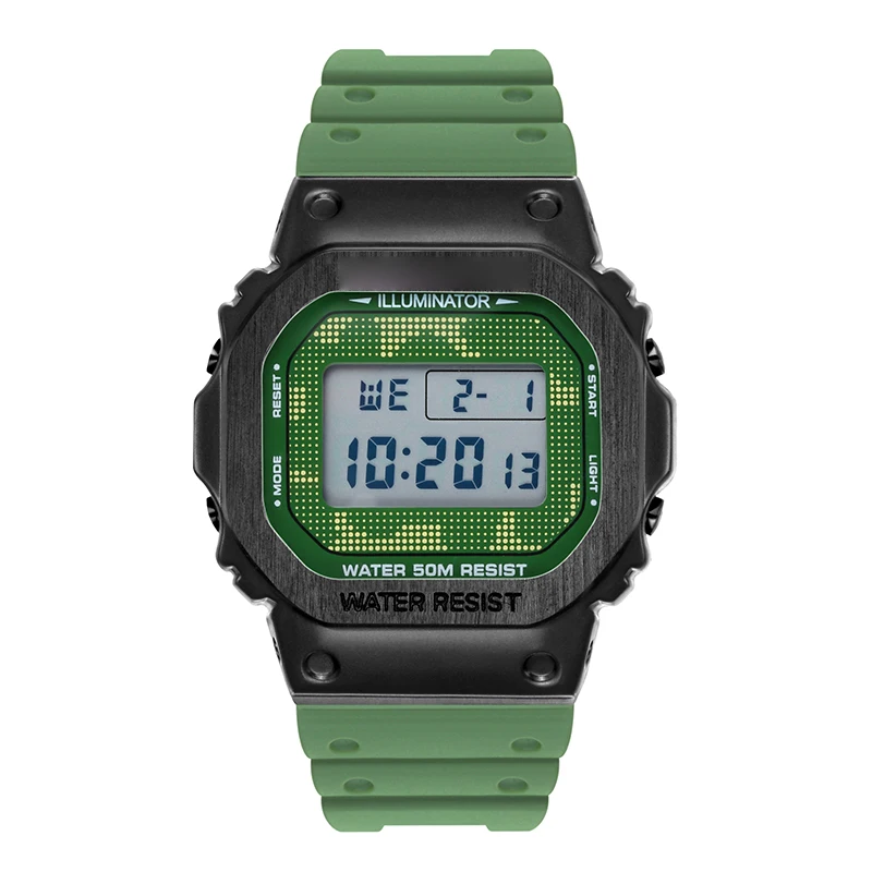 Montre de sport numérique carrée – Image 4
