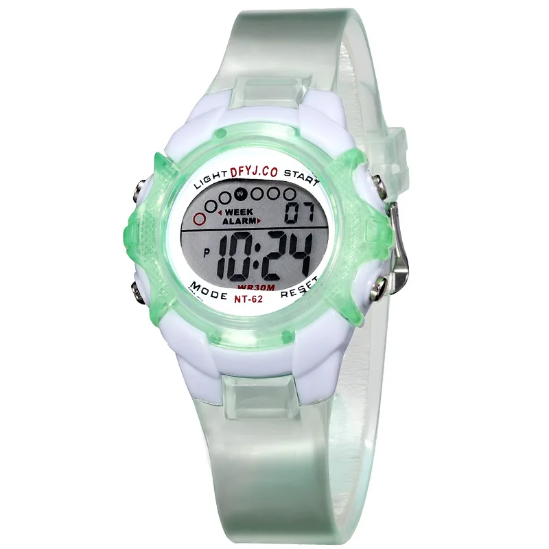 Montre enfant digitale 9 couleurs – Image 9