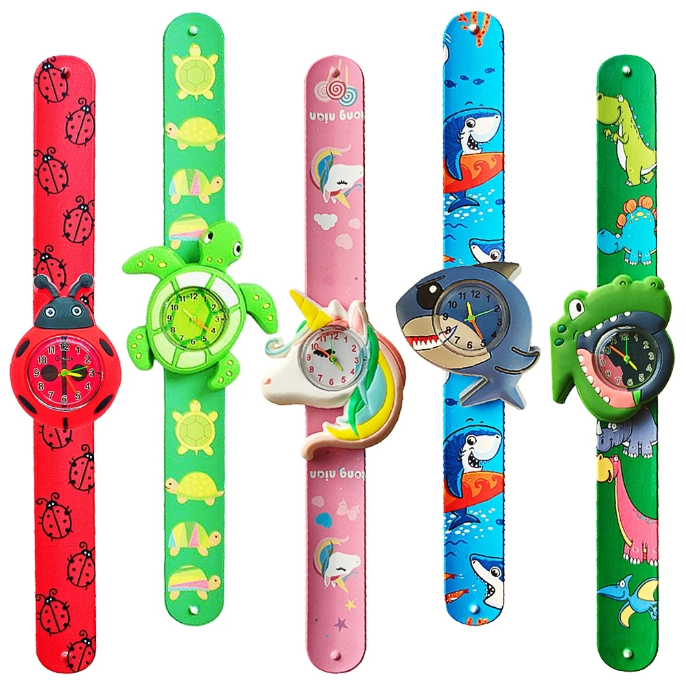 Montre enfant 3-5 ans à bracelet imprimé de motifs