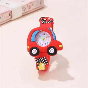 Montre enfant 3-5 ans motif de voiture