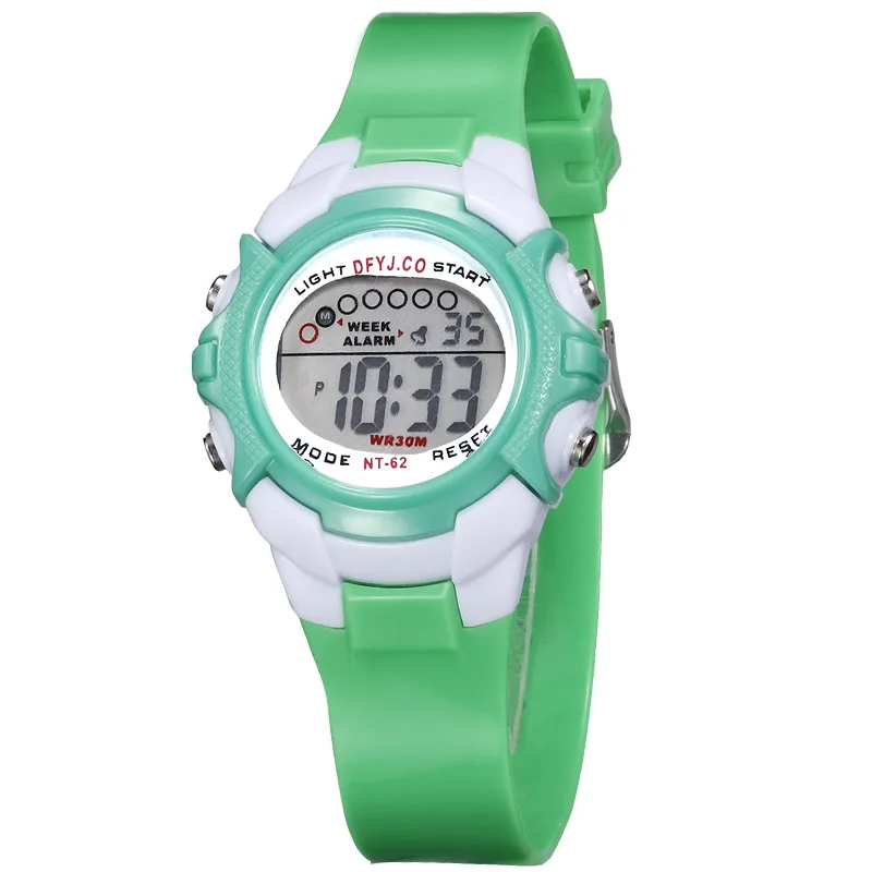 Montre enfant digitale 9 couleurs – Image 2