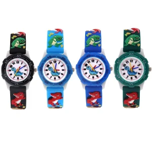 Montre enfant 6-8 ans  à motif dinosaure