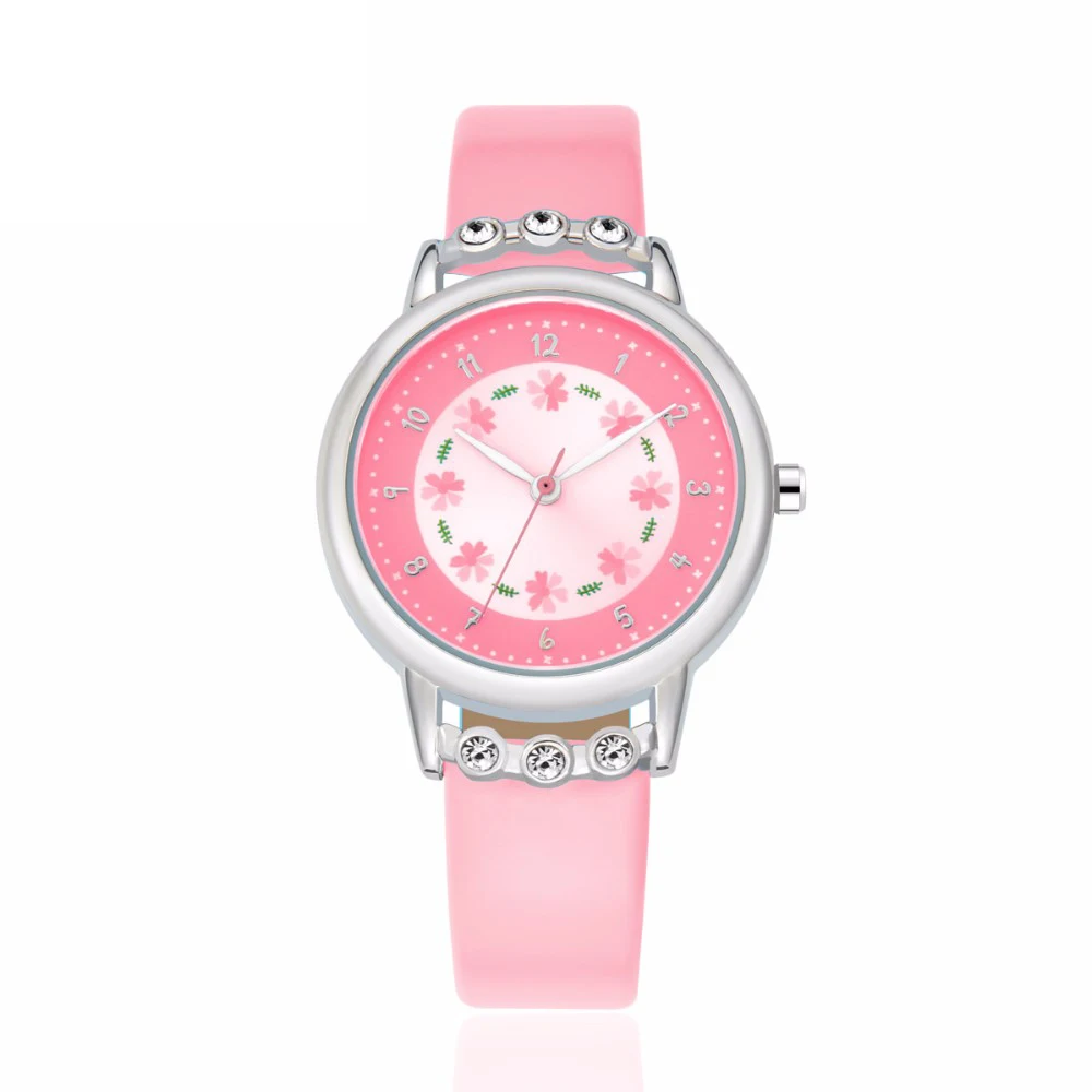 Montre enfant fille motif fleurs – Image 11