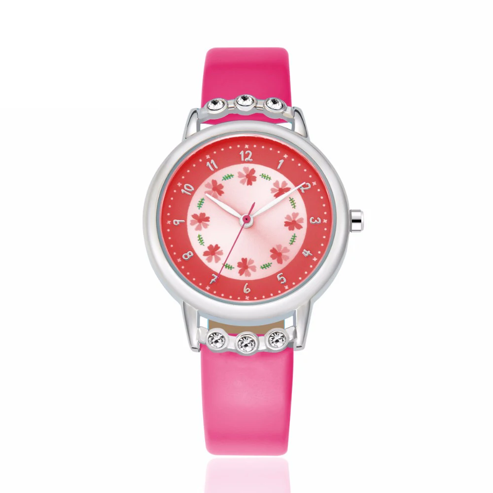 Montre enfant fille motif fleurs – Image 10