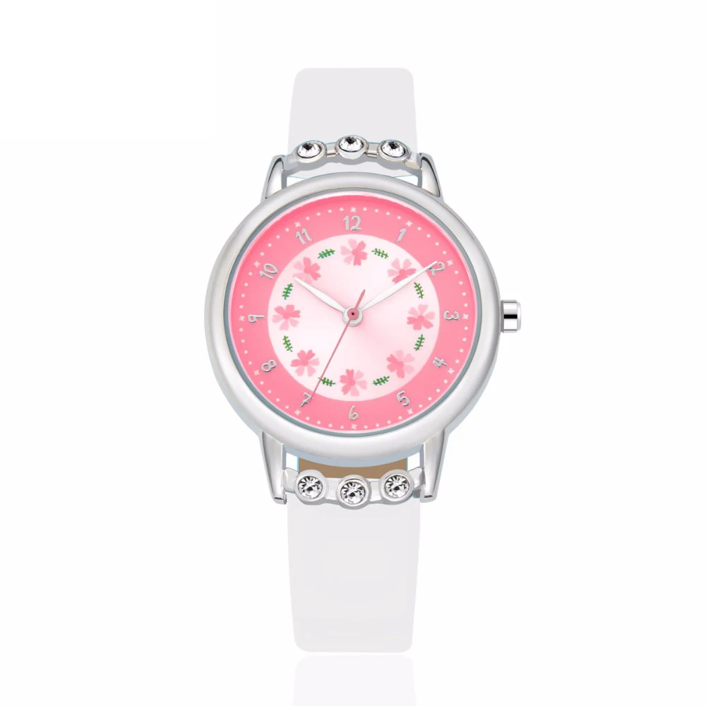Montre enfant fille motif fleurs – Image 7