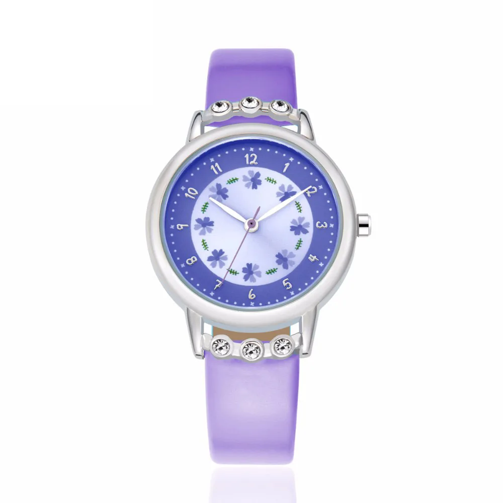 Montre enfant fille motif fleurs – Image 8