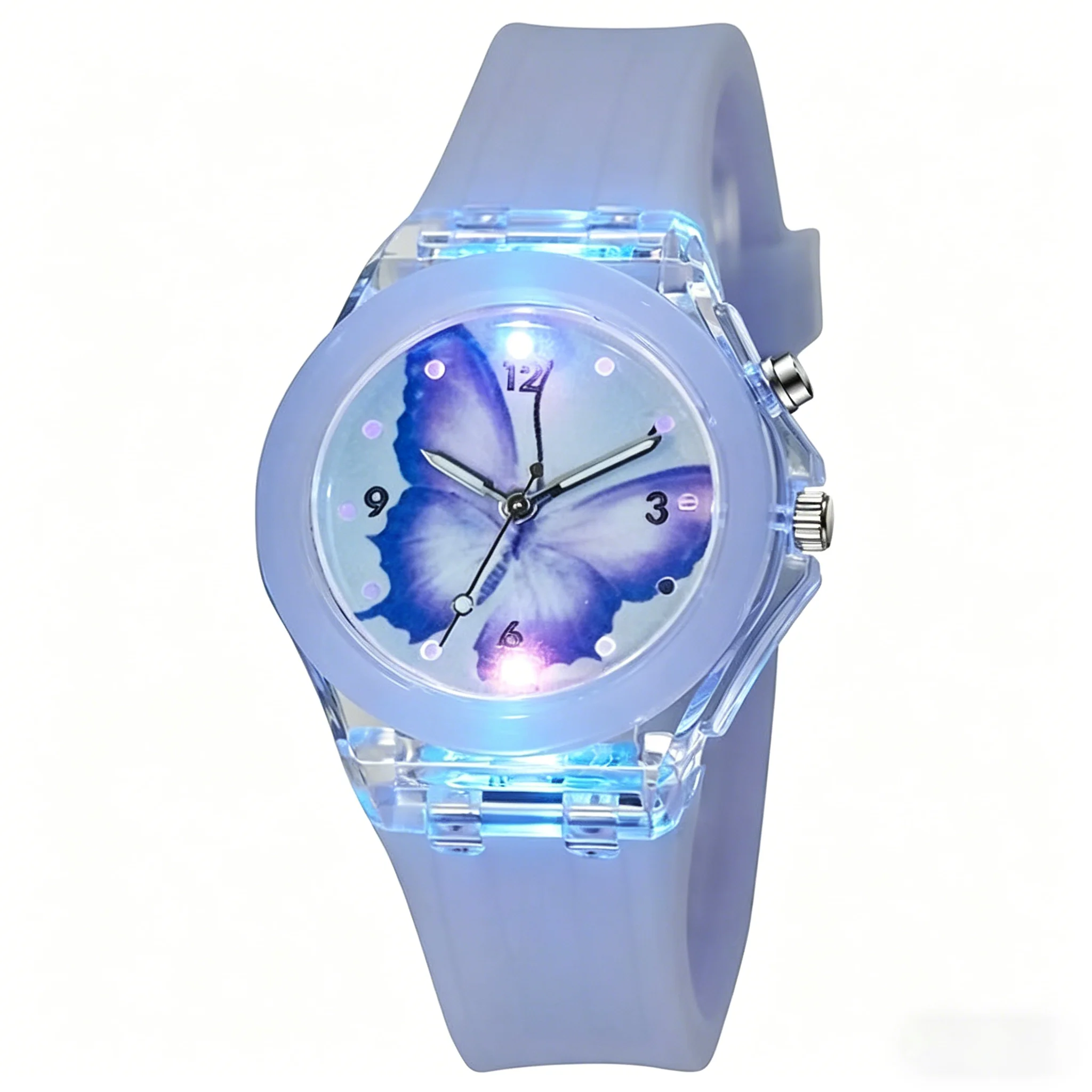 Montre enfant fille boîtier transparent – Image 4