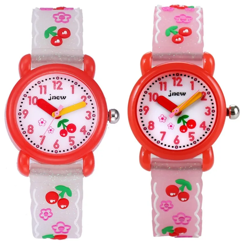 Montre enfant pour fille rose et scintillante – Image 5