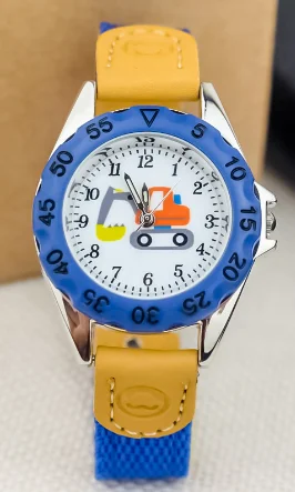 Montre enfant garçon bracelet en tissu – Image 4