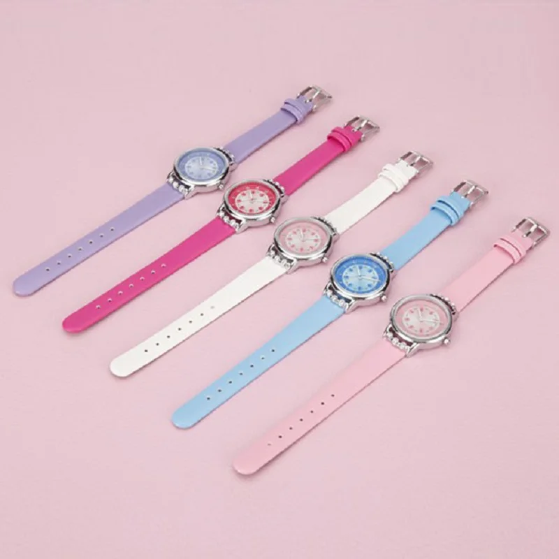 Montre enfant fille motif fleurs – Image 5