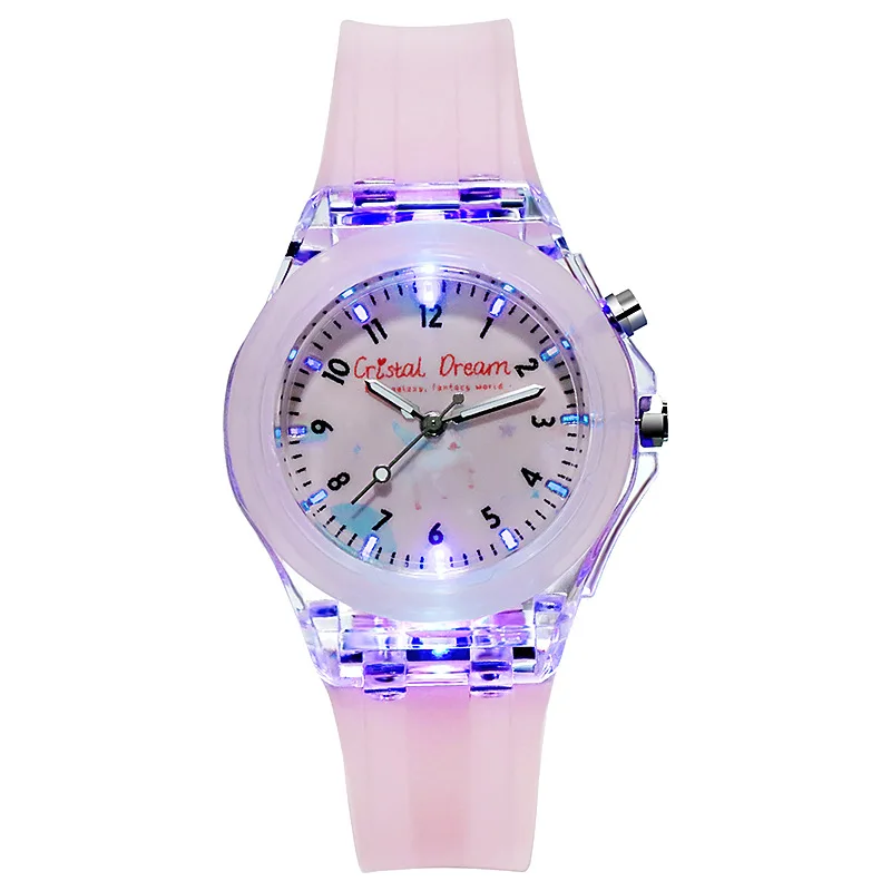 Montre enfant fille lumineuse – Image 2