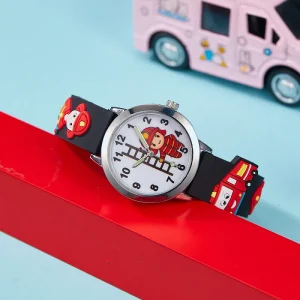 Montre enfant garçon camion de pompiers