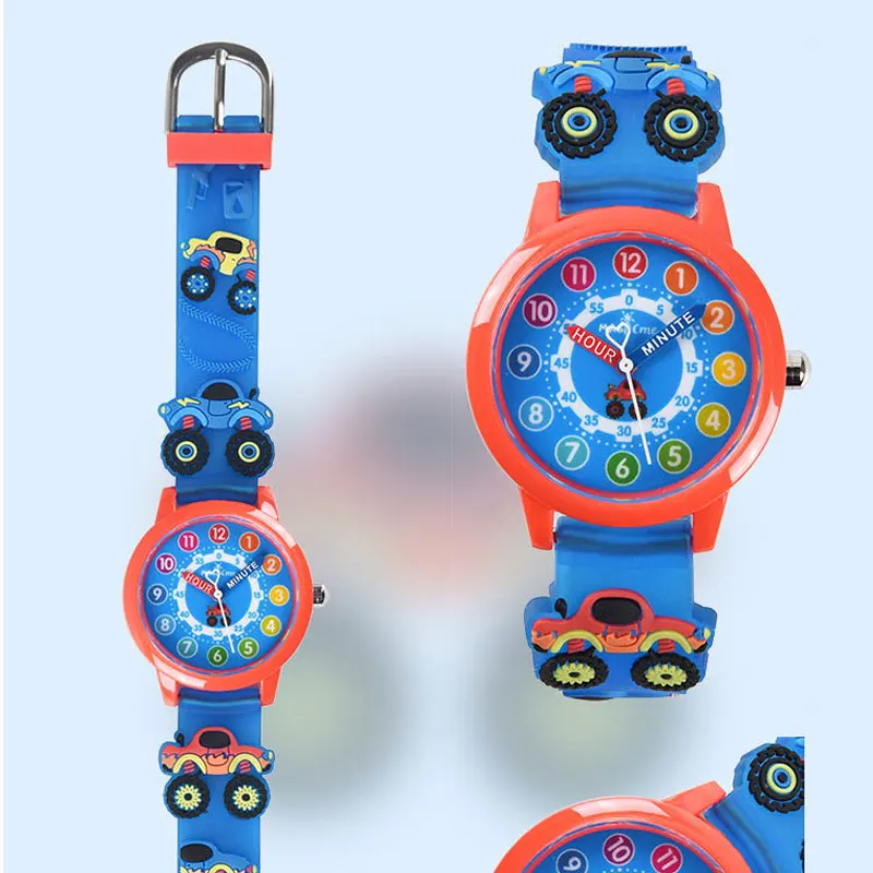 Montre enfant garçon voiture de course – Image 3