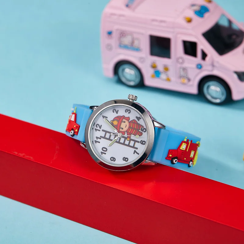 Montre enfant garçon camion de pompiers – Image 2