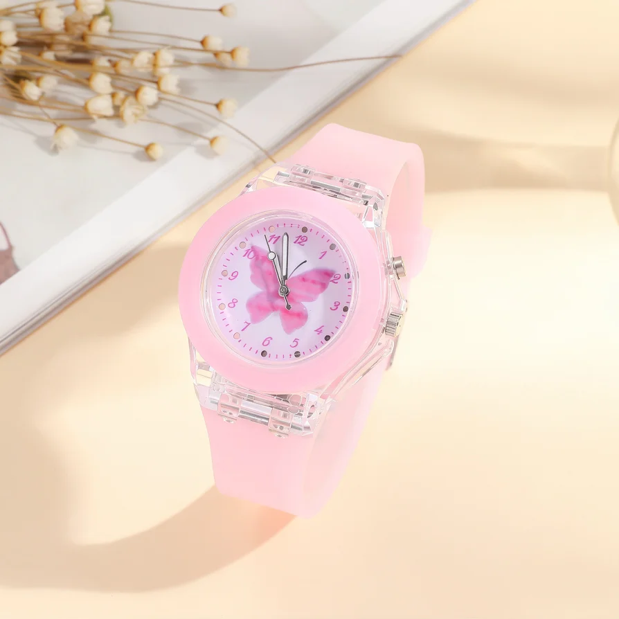 Montre enfant fille boîtier transparent – Image 7