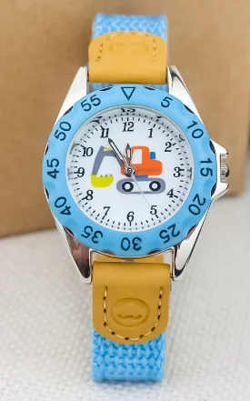 Montre enfant garçon bracelet en tissu – Image 2